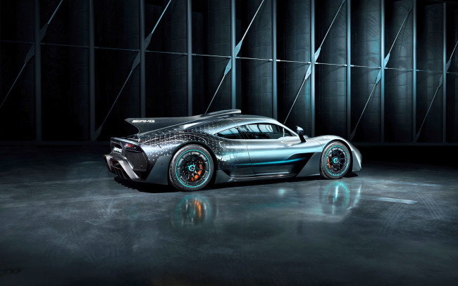 Обои картинки фото mercedes-amg project one, автомобили, mercedes-benz, серебристый