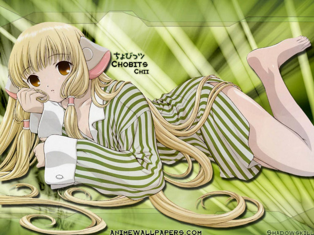 Обои картинки фото Чии, из, chobits, аниме