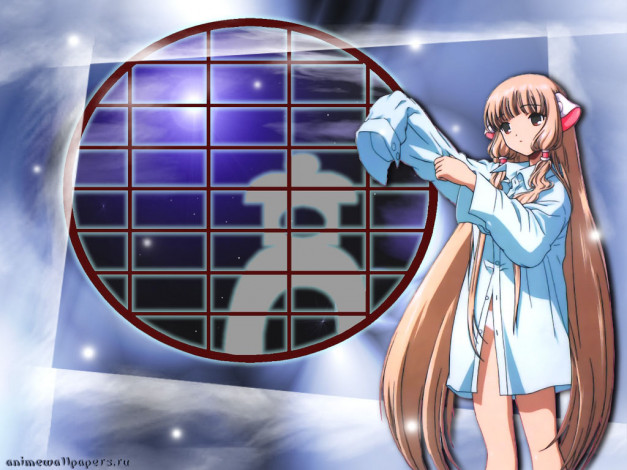 Обои картинки фото Чии, из, chobits, аниме