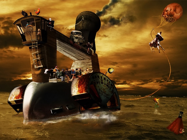 Обои картинки фото шурэло, порт, приписки, кукуево, фэнтези, иные, миры, времена