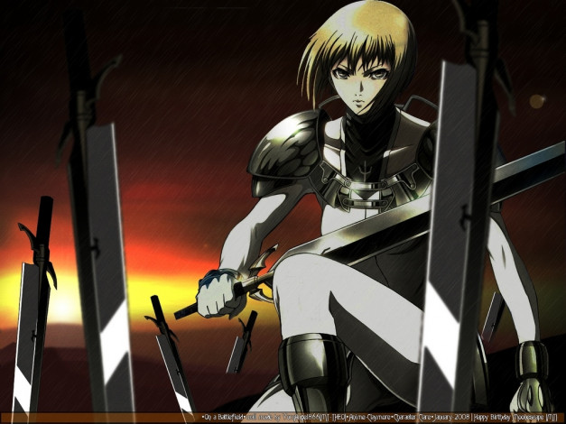 Обои картинки фото аниме, claymore