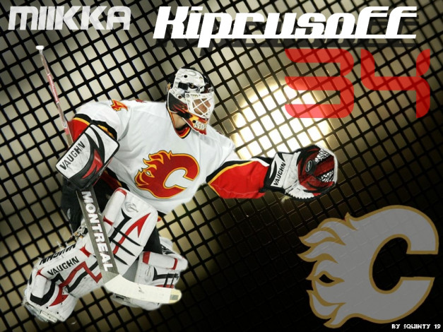 Обои картинки фото mikka, kiprusoff, спорт, nhl