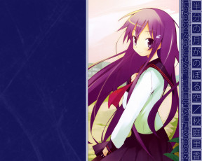 Картинка аниме hanbun no tsuki ga noboru sora