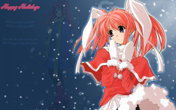 Картинка аниме merry chrismas winter