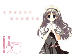 Картинка аниме h2o footprints in the sand