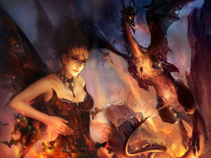 Картинка фэнтези красавицы чудовища