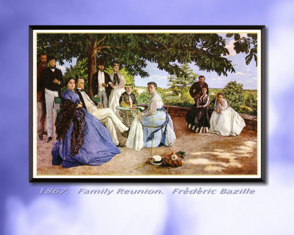 Обои картинки фото frederic, bazille, рисованные