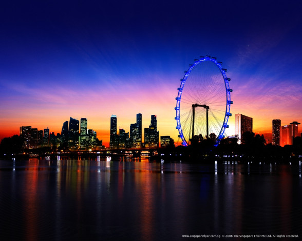 Обои картинки фото города, огни, ночного