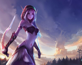 Картинка видео игры warcraft iii reign of chaos дева