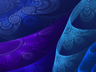 Картинка 3д графика fractal фракталы фон линии