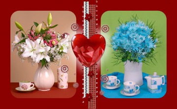 Картинка автор ela roza цветы букеты композиции коллаж