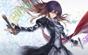 Картинка аниме touhou девушка магия жезл