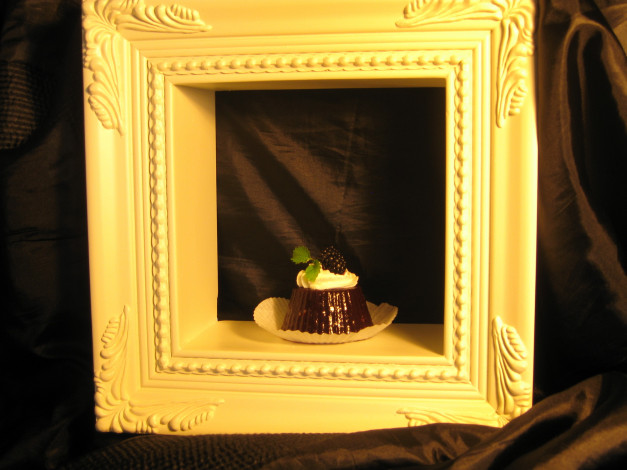 Обои картинки фото автор, varvarra, еда, мороженое, десерты, десерт, рама