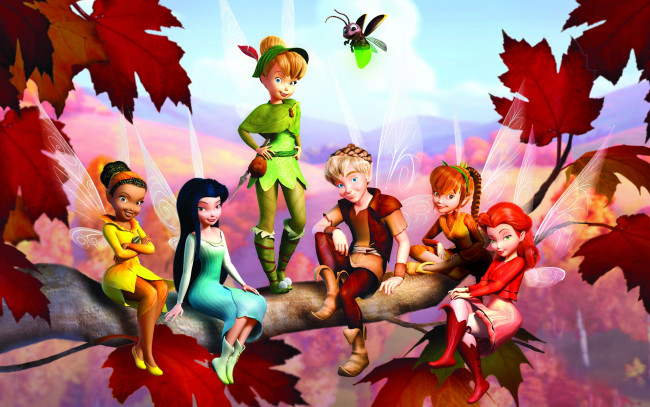 Обои картинки фото мультфильмы, tinker, bell, and, the, lost, treasure, феи
