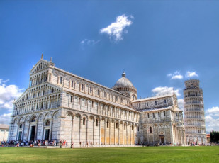 Картинка pisa cathedral italy города пиза италия duomo di пизанский собор пизанская башня