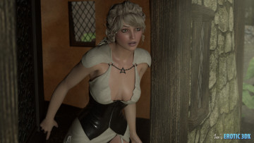 Картинка 3д+графика people+ люди девушка взгляд