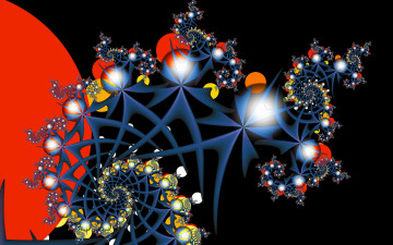 Картинка 3д+графика fractal+ фракталы форма цвет