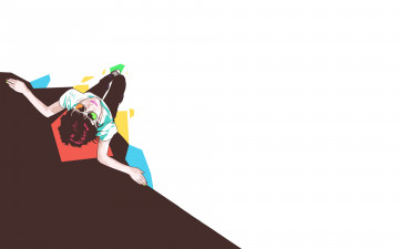 Картинка девушка рисованные минимализм стиль