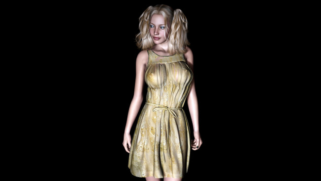 Обои картинки фото 3д графика, people , люди, взгляд, девушка