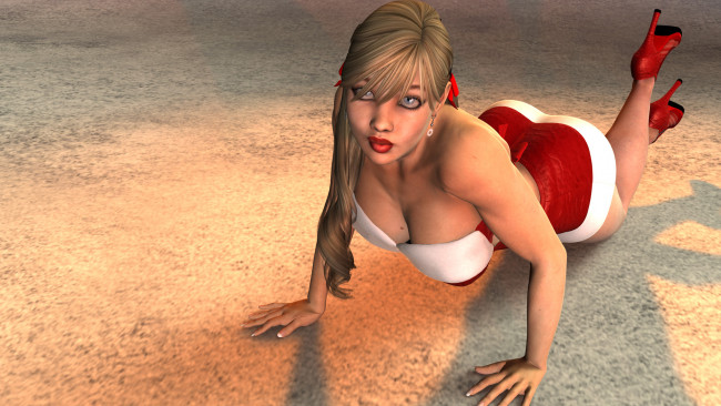 Обои картинки фото 3д графика, people , люди, взгляд, девушка