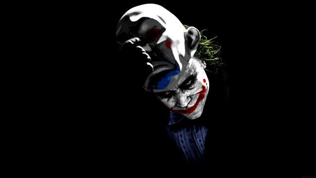 Обои картинки фото the dark knight, рисованные, кино, маска, джокер, knight, dark, the