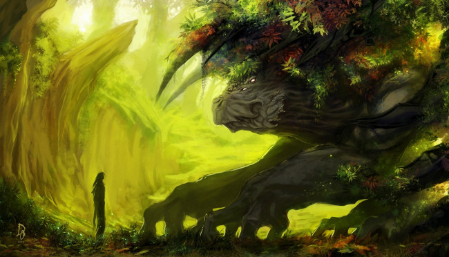 Обои картинки фото фэнтези, существа, монстр, существо, человек, иной, мир