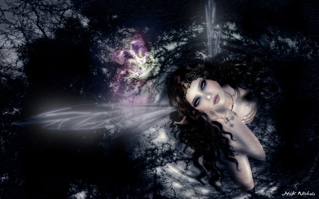 Обои картинки фото 3д графика, elves , эльфы, крылья