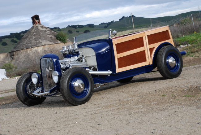 Обои картинки фото автомобили, custom classic car, классика, стритрод