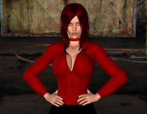 Картинка 3д+графика люди+ people взгляд девушка фон