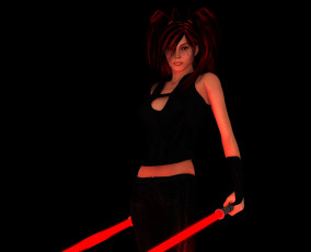 Картинка 3д+графика фантазия+ fantasy оружие фон взгляд девушка