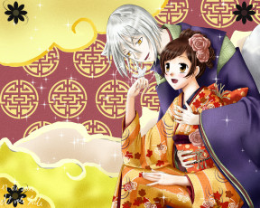 Картинка аниме kamisama+hajimemashita нанами томое