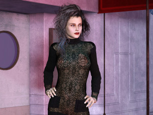 Картинка 3д+графика люди+ people фон взгляд девушка