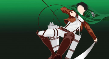 Картинка аниме shingeki+no+kyojin леви парень капрал