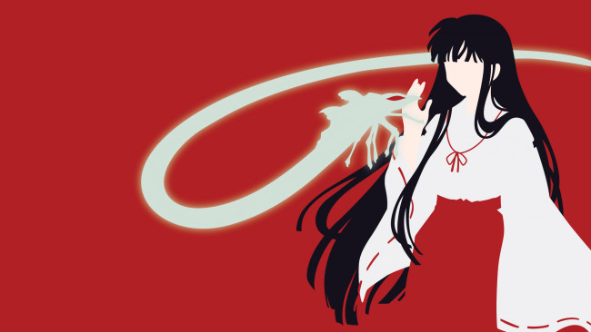 Обои картинки фото аниме, inuyasha, кикио, ловец, душ