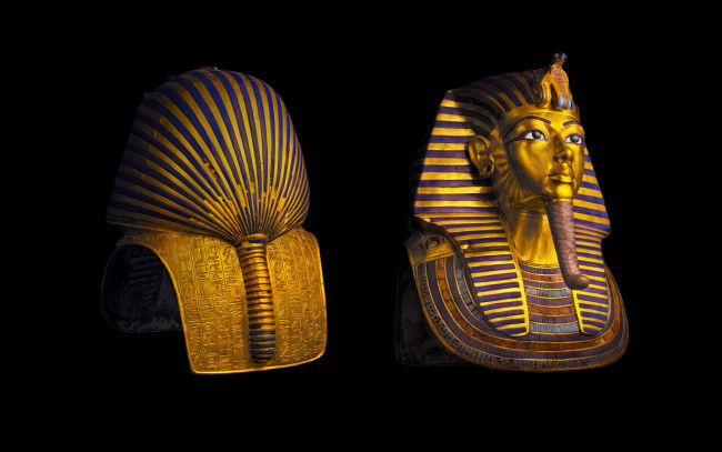 Обои картинки фото разное, рельефы,  статуи,  музейные экспонаты, золото, маска