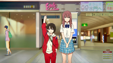 Картинка календари аниме 2018 мальчик взгляд девушка