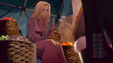 Картинка календари аниме 2018 разговор корзина взгляд девушка