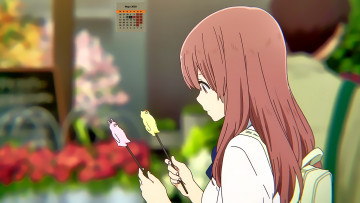 Картинка календари аниме девушка 2018 профиль взгляд