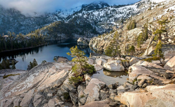 Картинка природа реки озера камни озеро горы