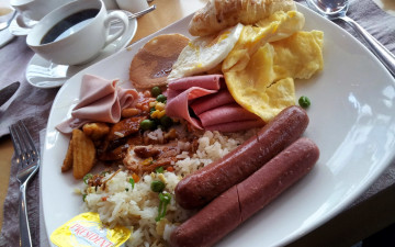 Картинка еда колбасные+изделия рис колбаса сосиски