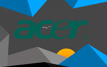 обоя компьютеры, acer, фон, логотип