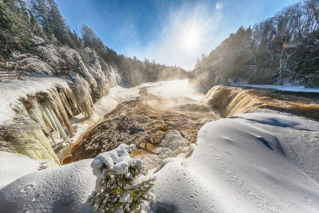 Обои картинки фото природа, зима, простор