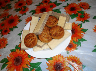 Картинка еда пирожные +кексы +печенье печенье вафли