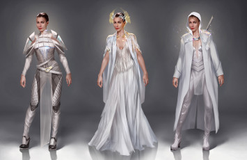 Картинка фэнтези девушки девушка фон взгляд униформа