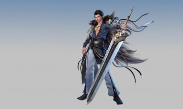 Картинка видео+игры dynasty+warriors+9 меч воин парень