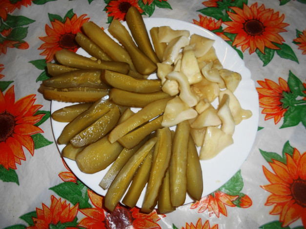 Обои картинки фото еда, огурцы