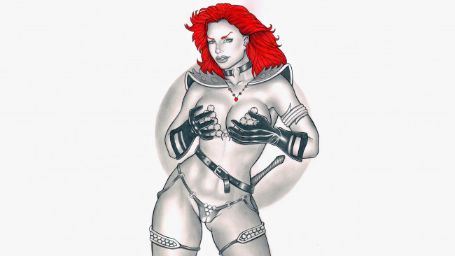 Обои картинки фото рисованное, комиксы, волосы, взгляд, фон, девушка