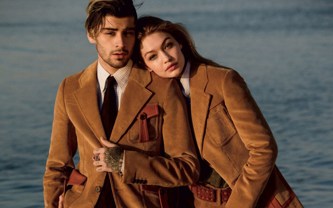 Обои картинки фото gigi hadid,  zayn malik, разное, знаменитости, zayn, malik, gigi, hadid
