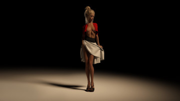 Картинка 3д+графика люди+ people девушка фон