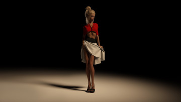 Картинка 3д+графика люди+ people фон девушка